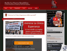 Tablet Screenshot of lanuevarepublica.org